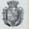 Heraldic shields and devices.