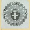 Heraldic shields.
