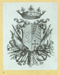 Heraldic shields.