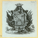 Heraldic shields.