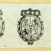 Heraldic shields.