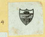 Heraldic shields.