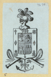 Heraldic shields.