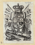 Heraldic shields.