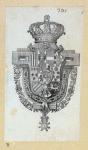 Heraldic shields.