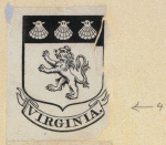 Heraldic shields.