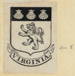 Heraldic shields.
