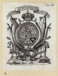 Heraldic shields.