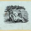 Allegorical imagery of patriotism and the military.