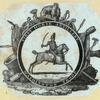 Seals and shields with such themes as the military.
