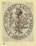 Seals and shields with such themes as the military.