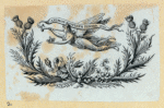Shields and allegorical imagery.