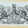 Shields and allegorical imagery.