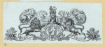 Shields and allegorical imagery.