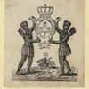 Shields and allegorical imagery.