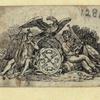 Shields and allegorical imagery.