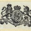 Shields and allegorical imagery.