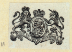 Shields and allegorical imagery.