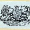 Shields and allegorical imagery.