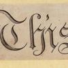Examples of lettering and dingbats.