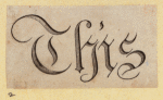 Examples of lettering and dingbats.