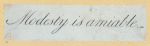 Aphorisms engraved in cursive script.