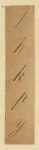 Engraved lettering examples in cursive script.