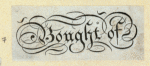 Engraved lettering examples, dingbats, and seals.