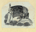 Seals, letterheads, and allegorical imagery.