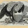 Letterheads and allegorical scenes featuring eagles.