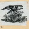 Letterheads and allegorical scenes featuring eagles.