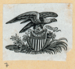 Letterheads and allegorical scenes featuring eagles.