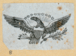 Letterheads and allegorical scenes featuring eagles.