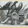 Letterheads and allegorical scenes featuring eagles.