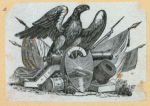 Letterheads and allegorical scenes featuring eagles.