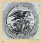 Business seals and letterheads featuring eagles.