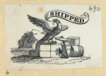 Business seals and letterheads featuring eagles.