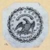 Business seals and letterheads featuring eagles.