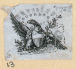 Business seals and letterheads featuring eagles.