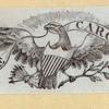 Letterheads and newspaper flags featuring eagles.