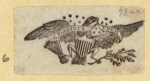 Letterheads and newspaper flags featuring eagles.
