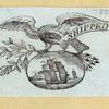 Letterheads and newspaper flags featuring eagles.