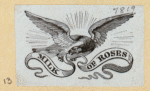 Letterheads and newspaper flags featuring eagles.