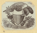 Commercial and patriotic imagery featuring eagles.