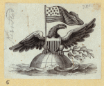 Commercial and patriotic imagery featuring eagles.