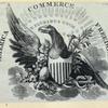 Commercial and patriotic imagery featuring eagles and shields.