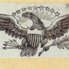 Patriotic imagery featuring eagles.