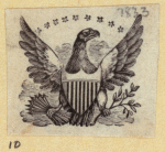 Patriotic imagery featuring eagles.