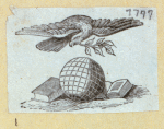 Commercial and patriotic imagery featuring eagles and shields.