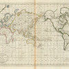 A chart of the world, according to Mercators Projection (shewing the latest discoveries of Capt. Cook.)